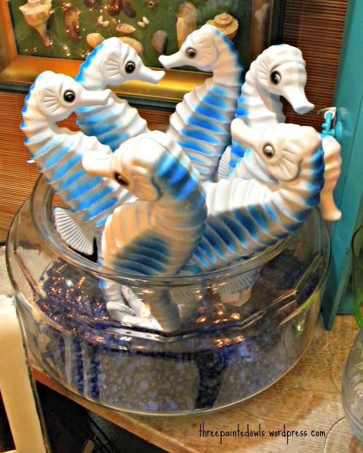 Plastic seahorses for table numbers?